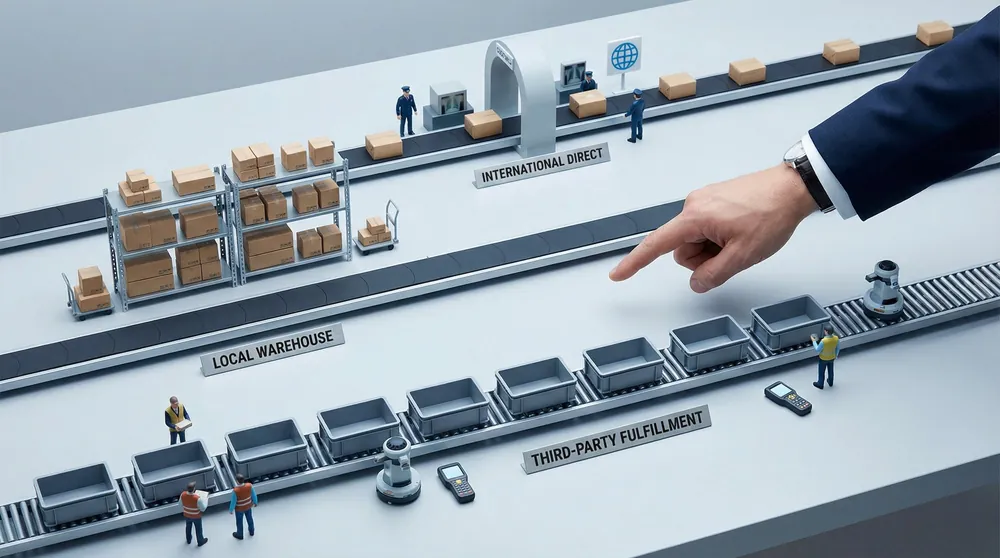 第2-3天：选模式——跨境直发、海外仓、3PL到底怎么选